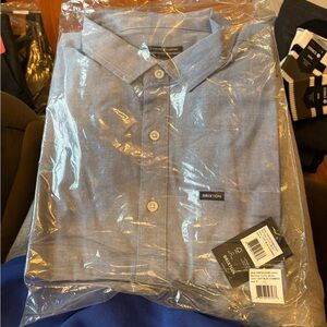 NWT Brixton Light Blue Oxford Button Down Shirt